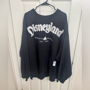 NWT Disneyland Black Pullover Sweater XXL From Disneyland